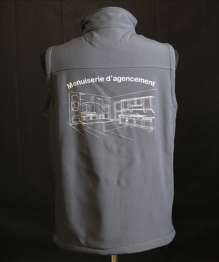 Gilet personnalisé à votre image
