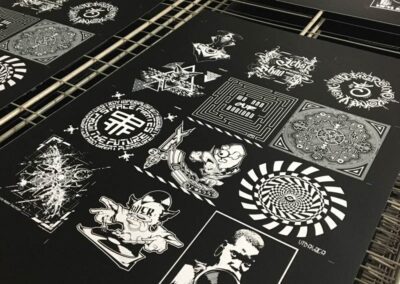 Sérigraphie sur panneau